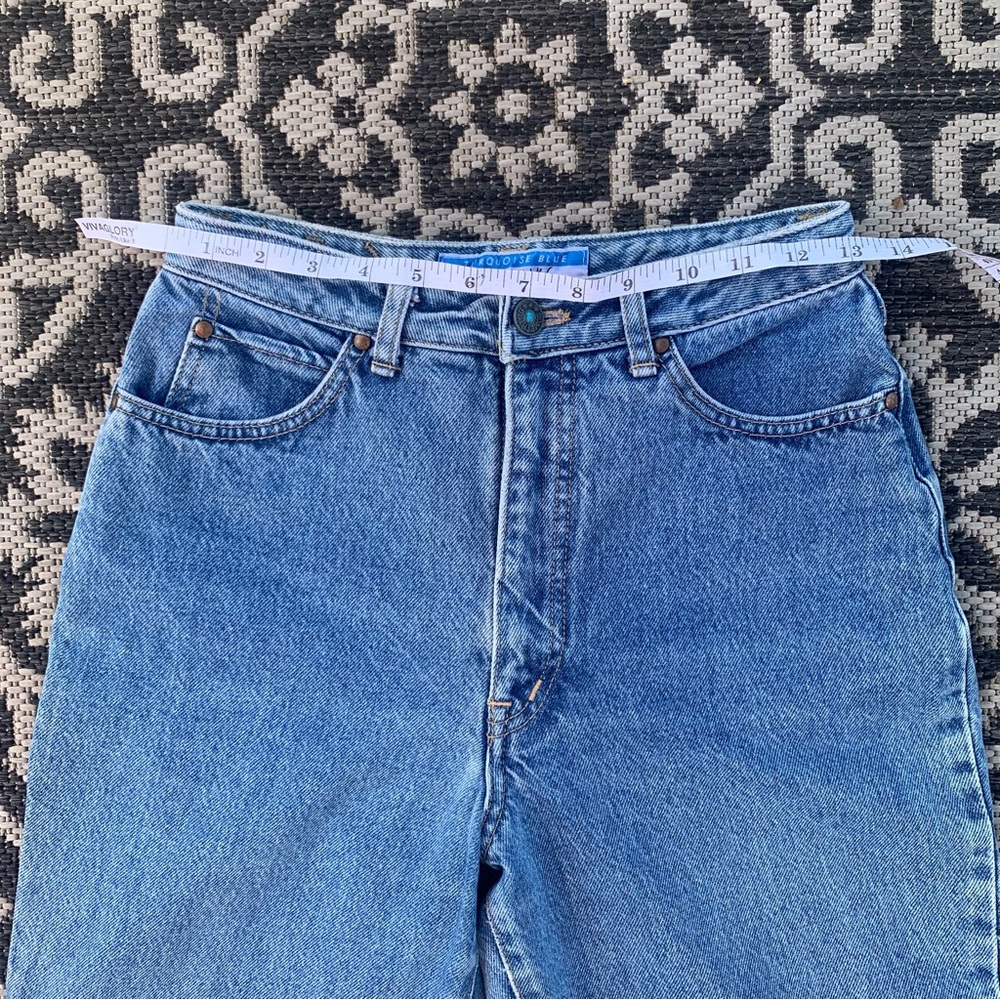 *SOLD* Vintage 90’s Japanese Jeans | High Waisted | Something by Edwin - Picture 6 of 12